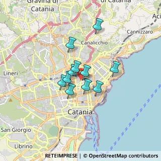 Mappa Via Matteo Renato Imbriani, 95125 Catania CT, Italia (1.25727)
