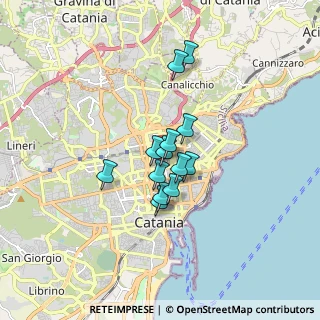 Mappa Via Matteo Renato Imbriani, 95125 Catania CT, Italia (1.25077)