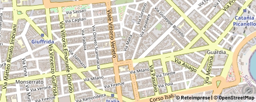 Mappa Catânia