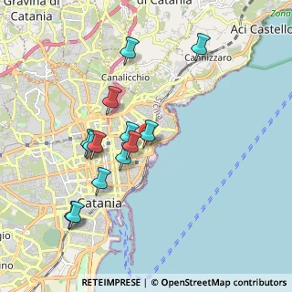 Mappa Via Vecchia Ognina, 95127 Catania CT, Italia (2.02692)