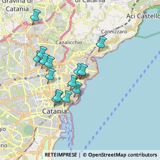 Mappa Via Vecchia Ognina, 95127 Catania CT, Italia (1.92429)