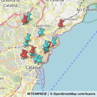 Mappa Via Vecchia Ognina, 95127 Catania CT, Italia (2.02588)