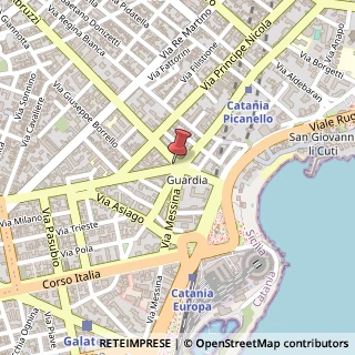 Mappa Via Giacomo Leopardi,  148, 95127 Catania, Catania (Sicilia)