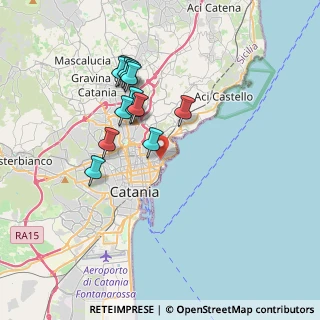 Mappa Via Vecchia Ognina, 95127 Catania CT, Italia (3.61692)