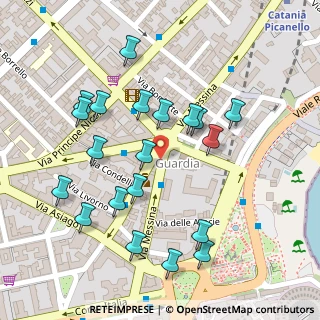 Mappa Via Vecchia Ognina, 95127 Catania CT, Italia (0.143)