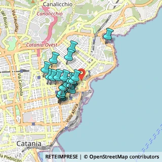 Mappa Via Vecchia Ognina, 95127 Catania CT, Italia (0.774)