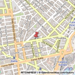 Mappa Via Giacomo Leopardi, 63, 95127 Catania, Catania (Sicilia)