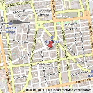 Mappa Via Nicola Coviello,  15, 95128 Catania, Catania (Sicilia)