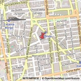 Mappa Via Canfora, 126, 95128 Catania, Catania (Sicilia)
