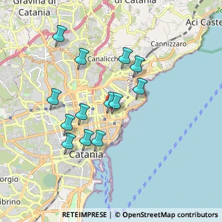 Mappa Via Antonio Santangelo Fulci, 95127 Catania CT, Italia (1.88462)