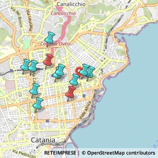 Mappa Via Antonio Santangelo Fulci, 95127 Catania CT, Italia (0.98667)