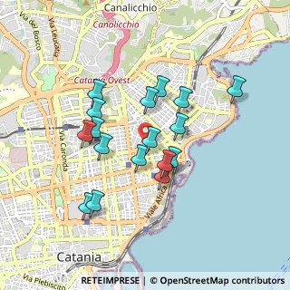 Mappa Via Antonio Santangelo Fulci, 95127 Catania CT, Italia (0.86941)