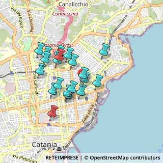 Mappa Via Antonio Santangelo Fulci, 95127 Catania CT, Italia (0.8405)