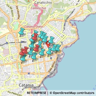 Mappa Via Leopardi Giacomo, 95127 Catania CT, Italia (0.7945)