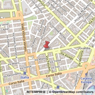 Mappa Via Giacomo Leopardi, 23, 95127 Catania, Catania (Sicilia)