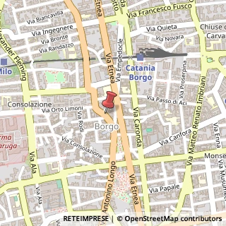 Mappa Via Filocomo, 28, 95125 Catania, Catania (Sicilia)