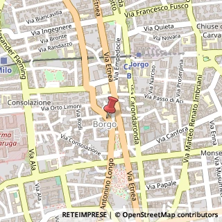 Mappa Via Filocomo,  9, 95125 Catania, Catania (Sicilia)