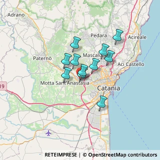 Mappa Via Madonna del Rosario, 95045 Misterbianco CT, Italia (5.23545)