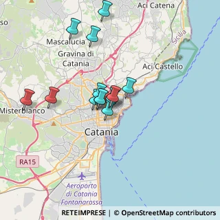 Mappa Via Aosta, 95127 Catania CT, Italia (3.22385)