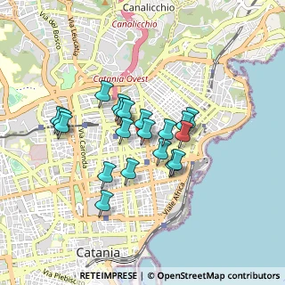 Mappa Via Caserta, 95127 Catania CT, Italia (0.756)