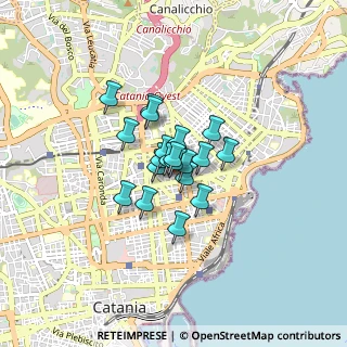 Mappa Via Aosta, 95127 Catania CT, Italia (0.5125)