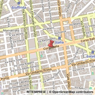 Mappa Corso Italia, 58, 95129 Catania, Catania (Sicilia)