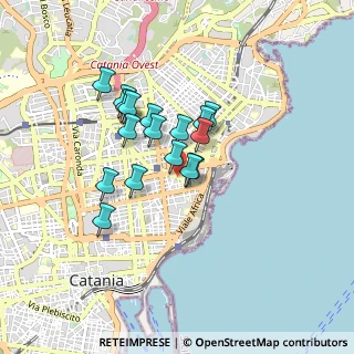 Mappa Di Fronte Libreria Cavallotto, 95129 Catania CT, Italia (0.73471)