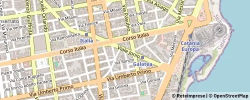 Mappa Katania
