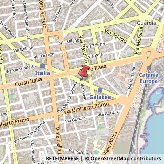 Mappa Viale Jonio, 21, 95129 Catania, Catania (Sicilia)