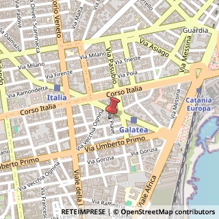 Mappa Via Piave, 13, 95129 Catania, Catania (Sicilia)