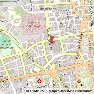 Mappa Via ala, 95123 Catania, Catania (Sicilia)