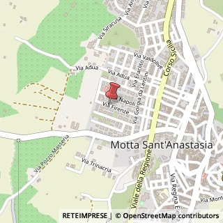 Mappa Via Firenze, 42, 95040 Motta Sant'Anastasia, Catania (Sicilia)