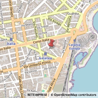 Mappa Via Cervignano, 32, 95129 Catania, Catania (Sicilia)