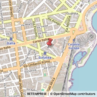 Mappa Via Cervignano, 26, 95100 Catania, Catania (Sicilia)