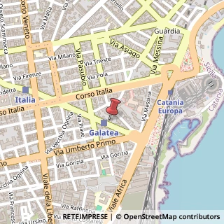 Mappa Via Francesco Fusco, 37, 95128 Catania, Catania (Sicilia)
