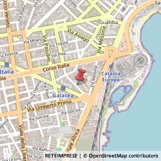 Mappa Via Cervignano, 23, 95129 Catania, Catania (Sicilia)