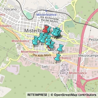 Mappa Via Fratelli Cervi, 95045 Misterbianco CT, Italia (0.279)