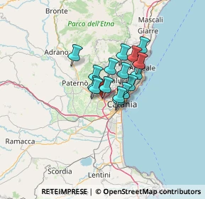 Mappa Via Fratelli Cervi, 95045 Misterbianco CT, Italia (8.80125)