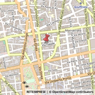 Mappa Via Papale, 26, 95128 Catania, Catania (Sicilia)