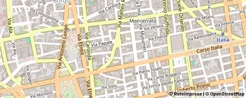 Mappa Catânia