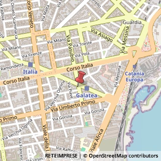 Mappa Via Palmanova, 3, 95129 Catania, Catania (Sicilia)