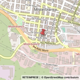 Mappa Via Municipio, 31, 95045 Misterbianco, Catania (Sicilia)