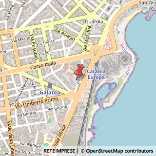 Mappa Via messina 237, 95129 Catania, Catania (Sicilia)