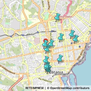 Mappa Via Torre Alessi, 95125 Catania CT, Italia (1.0425)