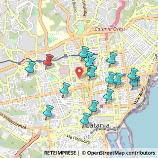 Mappa Via Torre Alessi, 95125 Catania CT, Italia (1.04938)