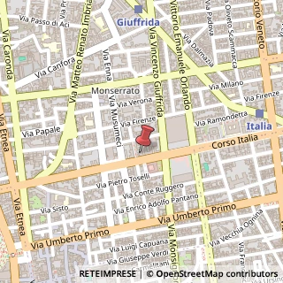 Mappa Viale XX Settembre, 47, 95128 Catania, Catania (Sicilia)