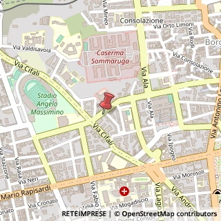 Mappa Via Cesare Beccaria, 12a, 95123 Catania, Catania (Sicilia)