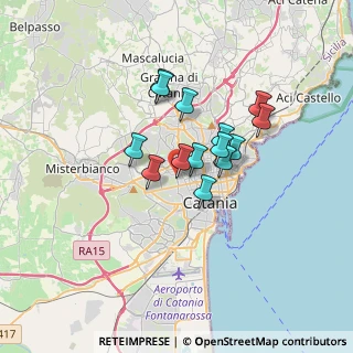 Mappa Via Volturno, 95123 Catania CT, Italia (2.74857)