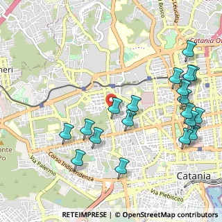 Mappa Via Volturno, 95123 Catania CT, Italia (1.37526)