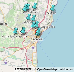 Mappa Via Francesco Riso, 95126 Catania CT, Italia (7.88)